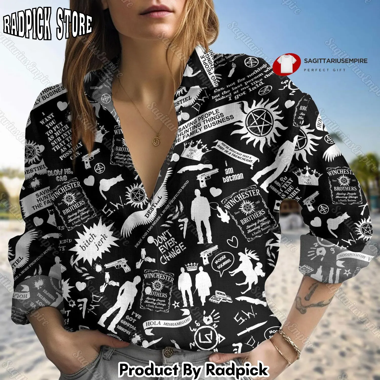 Radpick supernatural linen shirt supernatural long sleeve shirt supernatural linen shirt women supernatural women blouses supernatural g rp662103